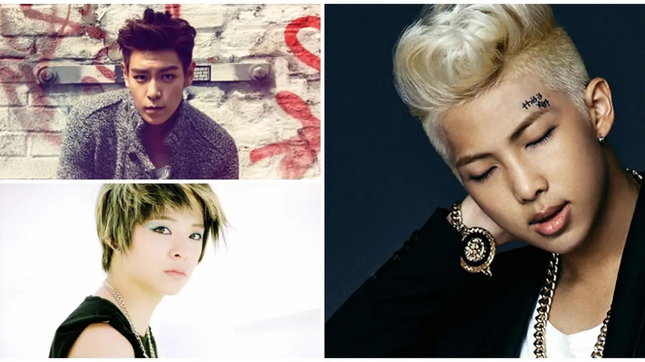 [Bintang] Amber, TOP dan Rap Monster 