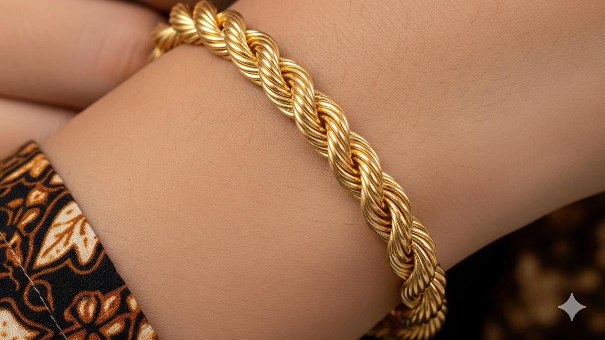 Panduan Memilih Gelang Lilit Emas 24 Karat, Perpaduan Fashion dan Nilai Investasi