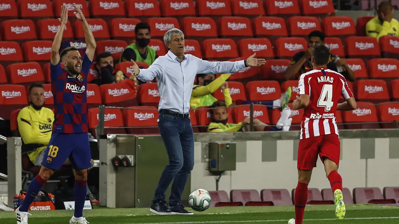 FOTO: Atletico Madrid Tahan Imbang Barcelona di Camp Nou