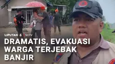 Di saat sebagian besar wilayah Tanah Air dilanda musim kemarau, Kota Padang, Sumatra Barat, justru diguyur hujan deras yang menimbulkan banjir bandang.