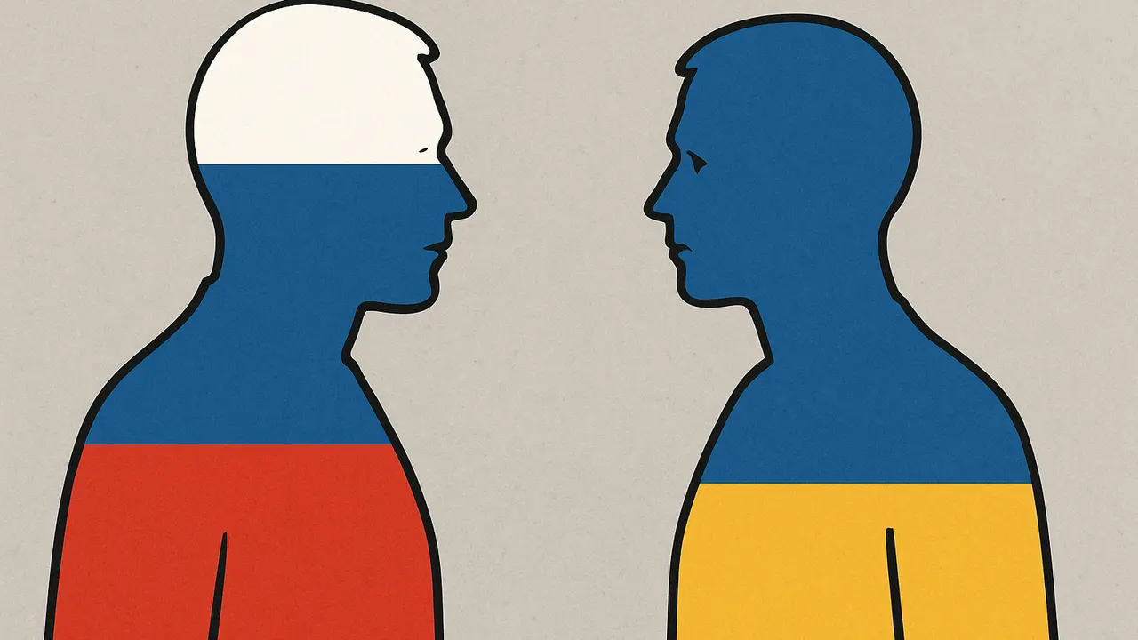 Ilustrasi konflik Rusia dan Ukraina. (ChatGPT/OpenAI)