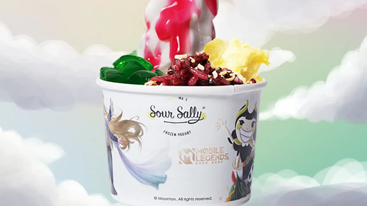 Kreasi Segarnya Frozen Yogurt Edisi Mobile Legend: Bang Bang dengan Rasa Es Nusantara