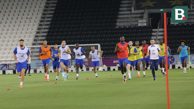 Foto: Mengintip Sesi Latihan Timnas Prancis Jelang Hadapi Polandia di Babak 16 Besar Piala Dunia 2022