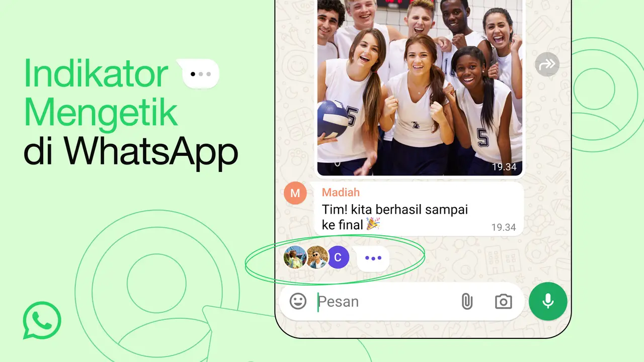 WhatsApp hadirkan fitur baru Indikator Mengetik di pesan WhatsApp