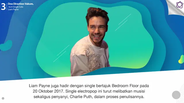 [Bintang] One Direction Vakum, Ini 6 Single Solo Liam Payne