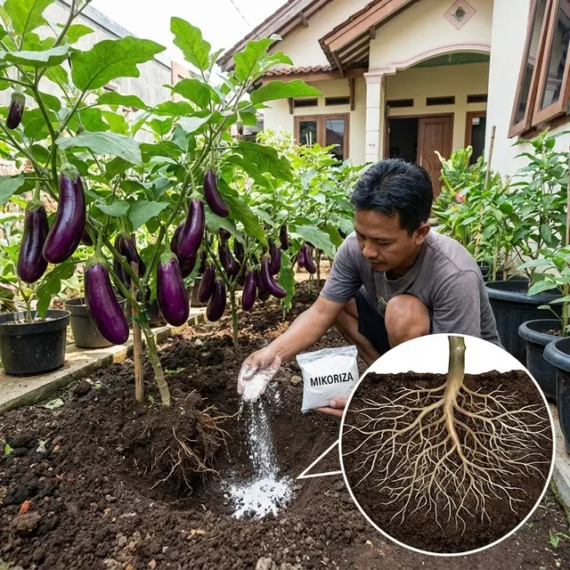Ide Kebun Terong di Kebun Ukuran 2x2 Tapi Panen Melimpah