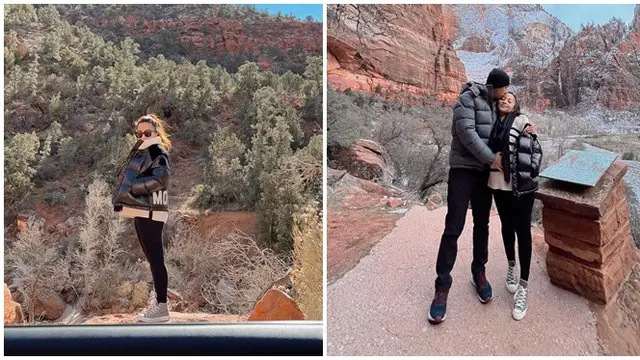 6 Potret Nikita Willy Pamer Baby Bump Selama Babymoon, Dikabarkan Lahiran di Amerika