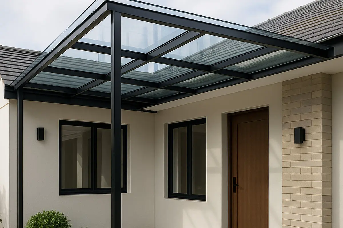 Model Kanopi Teras Depan Rumah Minimalis (Foto: ChatGPT)