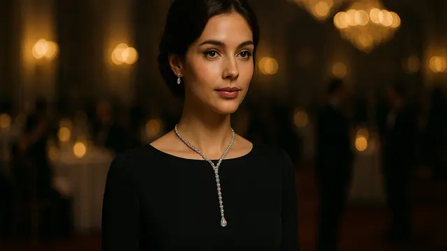 Model Kalung Lariat yang Cocok untuk Pesta