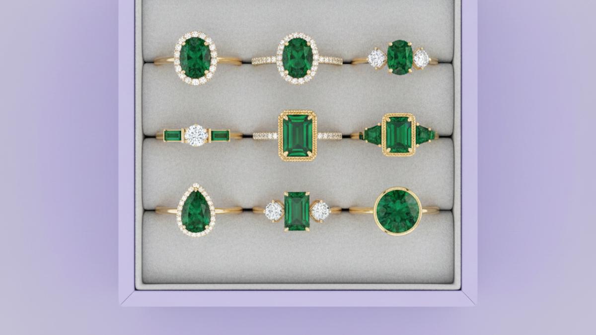 10 Model Cincin Emas Batu Emerald Tren 2026 untuk Perhiasan Mewah dan Elegan