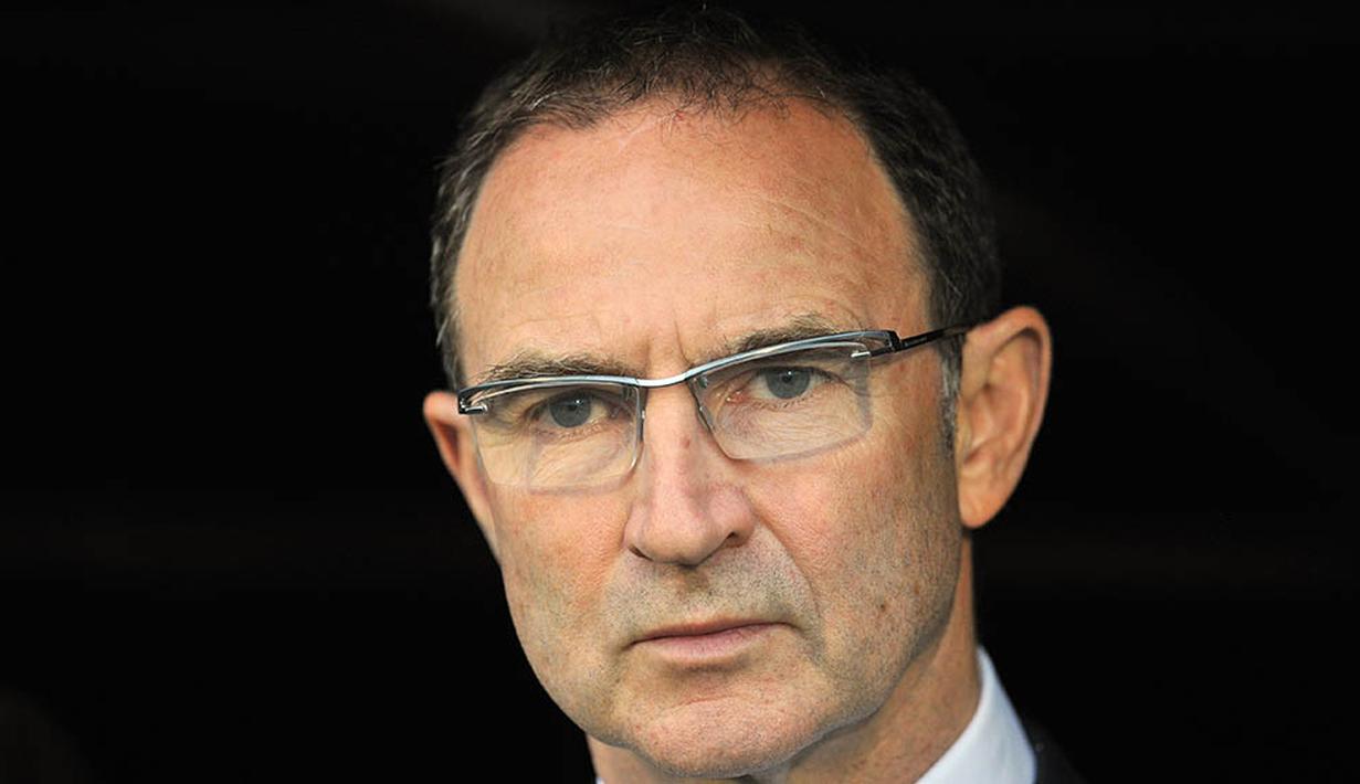 9. Martin O'Neill (Irlandia), dengan komposisi pemain terbatas mantan pelatih Leicester ini mampu membawa Republik Irlandia ke Euro 2016. Dalam sebulan dirinya mendapat gaji sebesar 83.333 euro atau 1,23 miliar rupiah. (AFP/Glyn Kirk) 