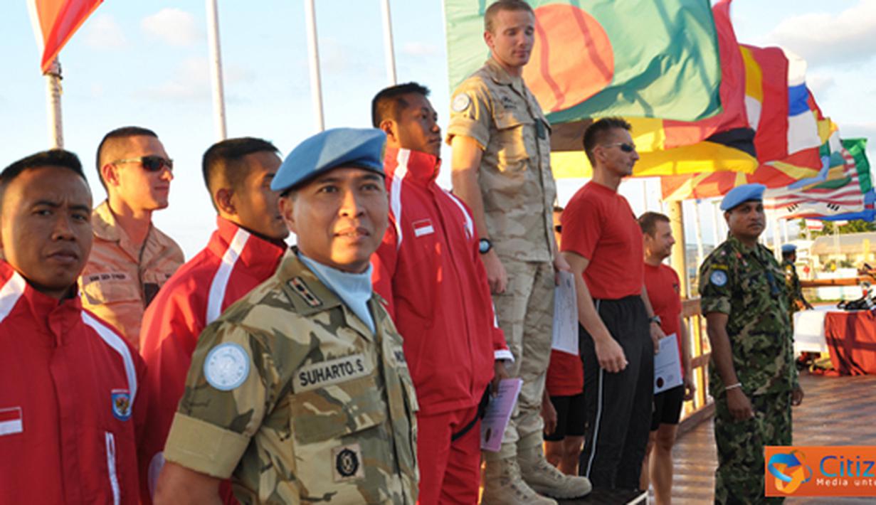  Lomba  Renang  UNIFIL Indobatt Peroleh Perak Foto 