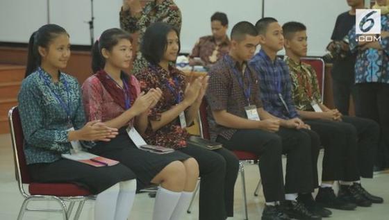 Gaya Calon Paskibraka 2017 Kandidat Lurah Desa Bahagia Sampaikan Visi Misi