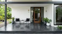 6 Inspirasi Lantai Teras Semen Ekspos yang Tetap Estetik untuk Hunian Modern