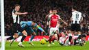 Arsenal harus mengakui keunggulan Newcastle United dalam laga leg pertama semifinal Carabao Cup 2024/2025 yang digelar di Emirates Stadium, Rabu (8/1/2025) dini hari WIB. Tampil di depan pendukung sendiri, The Gunners menyerah dua gol tanpa balas. (AP Photo/Kirsty Wigglesworth)