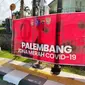 Kota Palembang Sumsel masih berstatus zona merah Covid-19 (Liputan6.com / Nefri Inge)