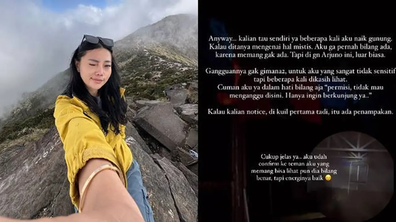 Punya Pengalaman Mistis, Ini 7 Potret Wendy Walters saat Naik Gunung Arjuno