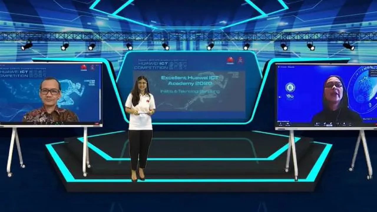 Pengumuman pemenang Huawei ICT Competition 2020 di tingkat nasional. Dok: Huawei Indonesia