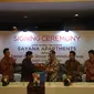 Pada seremoni tersebut Damai Putra Group diwakili oleh Johanes Mardjuki selaku Presiden Direktur dan Nishitetsu Group diwakili oleh Toru Shigemizu selaku Wakil Direktur Divisi.