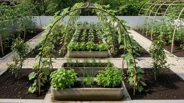 Kebun   Dibagi Zona Sayur dan Buah
