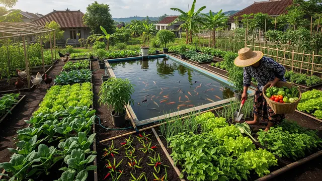 Cara Membuat Integrated Farming di Lahan 100 Meter Persegi/Gemini Ai