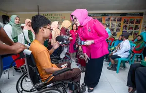 Lewat ATENSI Kemensos, Penyandang Disabilitas Psikososial Hasilkan Karya