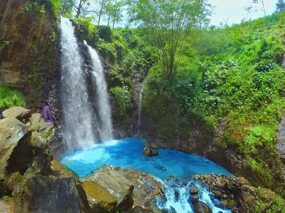 Air Terjun Watu Gompeng, Kudus, Jawa Tengah. (misbah.munir.69/Instagram)