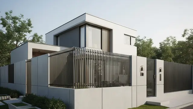 Model Pagar Rumah Tinggi yang Tetap Terlihat Elegan