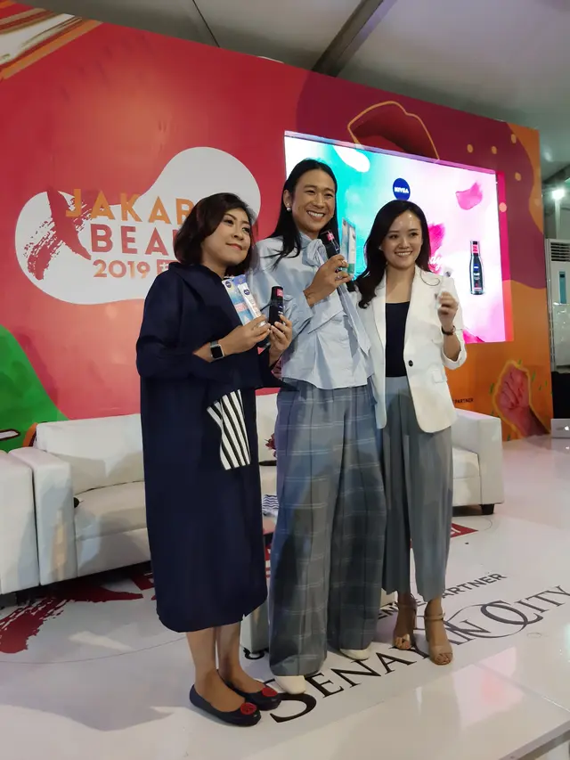 Talkshow pentingnya penggunaan sunscreen dari Nivea di JakartaxBeauty