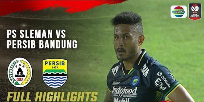 VIDEO: Tahan Imbang PSS Sleman, Persib Bandung Melaju ke Final Piala Menpora 2021