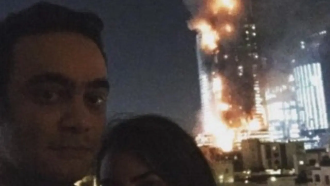 Terkait Kebakaran di Dubai, Pasangan Ini Unggah Foto Tak Pantas