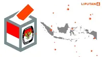 Banner Infografis Zona Merah Covid-19 Bayangi Pilkada 2020. (Liputan6.com/Trieyasni)