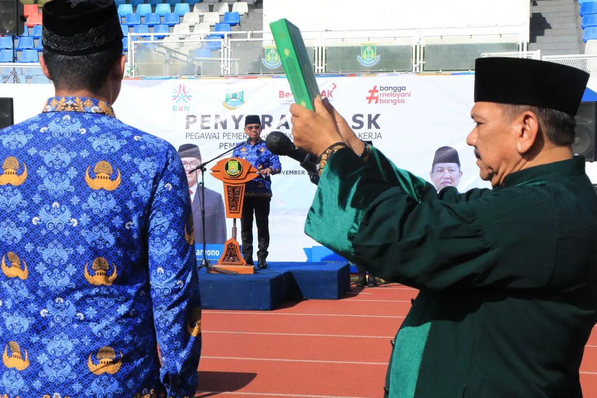 Sebanyak 5.591 Pegawai Pemerintah dengan Perjanjian Kerja (PPPK) Paruh Waktu di Kota Tangerang terima Surat Keputusan (SK) (Istimewa)