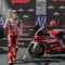 Pembalap Ducati Lenovo, Marc Marquez, berhasil meraih podium juara pada sprint race MotoGP Hungaria di Sirkuit Balaton Park, Balatonfokajar, Sabtu (06/06/2026) malam WIB. (AFP/FERENC ISZA)