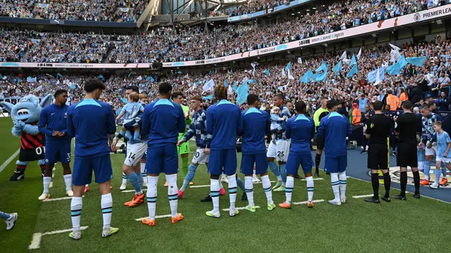 Foto: Gol Tunggal Julian Alvarez ke Gawang Chelsea Jadi Pembuka Pesta Juara Man City di Etihad Stadium