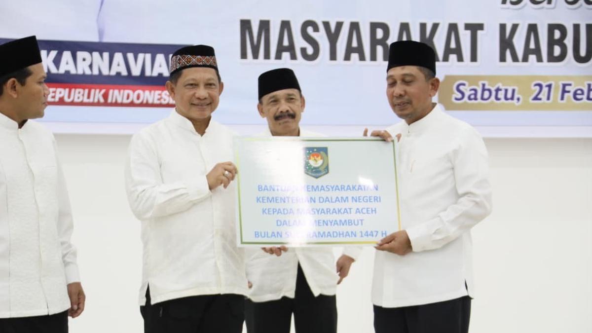 Mendagri Tito Karnavian Prioritaskan Percepatan Infrastruktur dan Huntap di Pidie Jaya