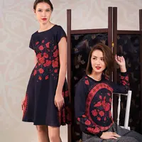 Oufit dominasi warna merah untuk memeriahkan Hari Raya Imlek. (Sumber foto: Minimal)