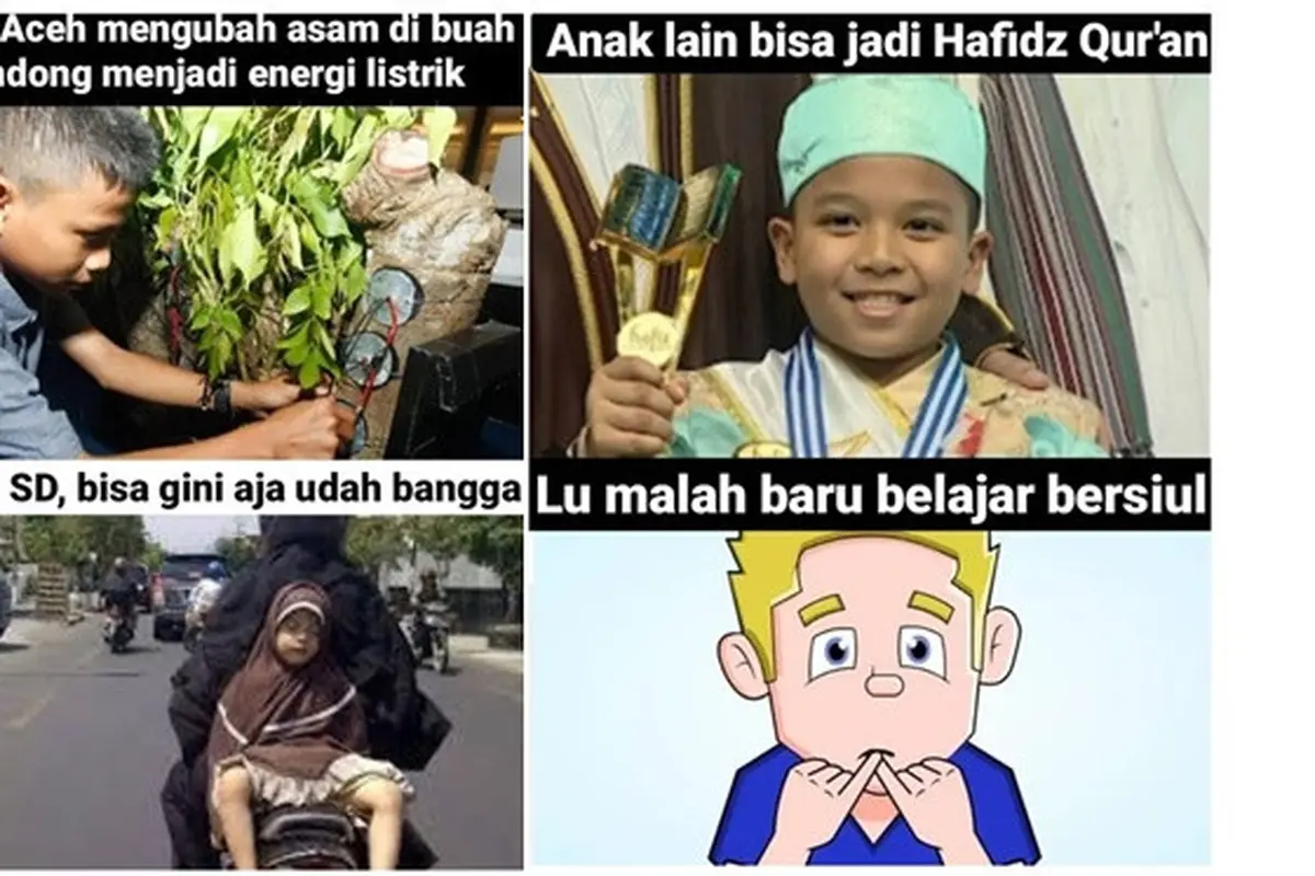 7 Meme Beda Prestasi Anak Seumuran Ini Bikin Merenung