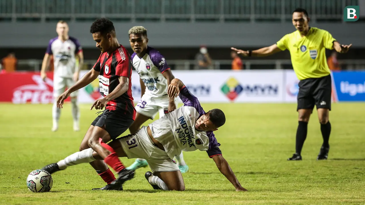 BRI Liga 1 2021: Persipura Jayapura vs Persita Tangerang