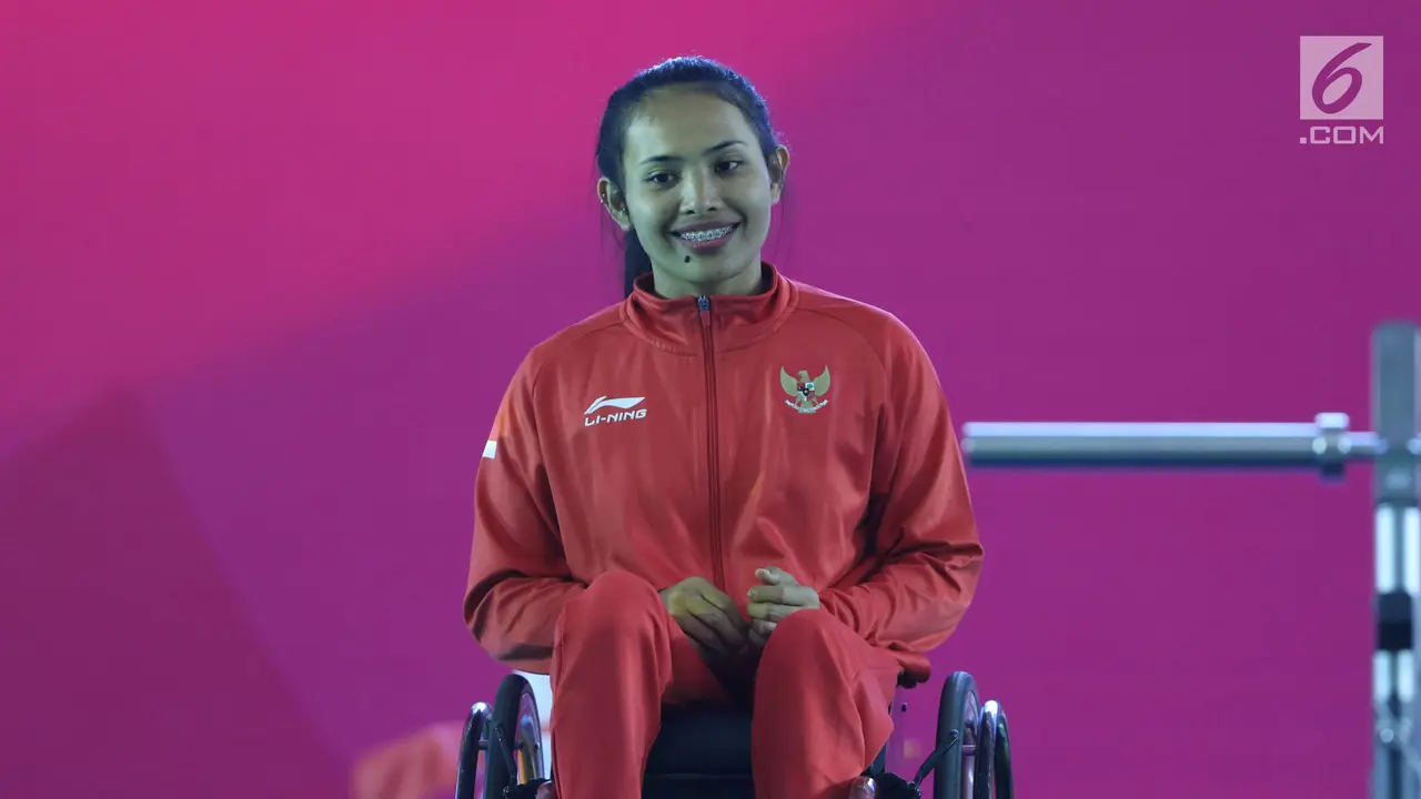 Ni Nengah Widiasih dan Perak Womens Up to 41.00 kg Asian Para Games 2018