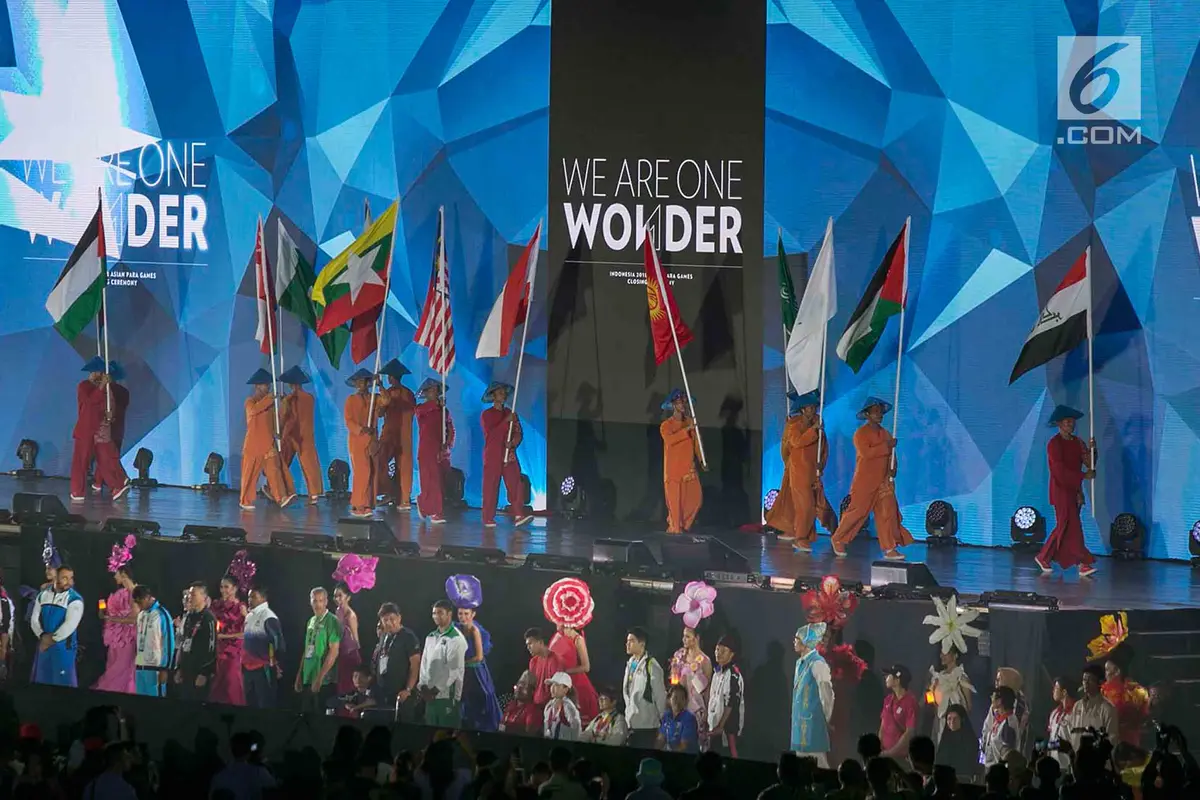 Kemeriahan Closing Ceremony Asian Para Games