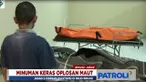 Polisi menemukan sejumlah botol minuman keras, teko, dan sejumlah bekas racikan.