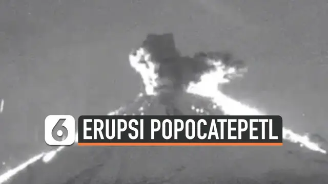 Gunung Popocatepetl di Meksiko kembali mengalami erupsi. Pemerintah setempat melarang warganya mendekati area gunung karena situasi belum aman.