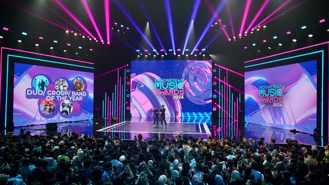 Suasana malam puncak Indonesian Music Awards 2024 di Jakarta, 25 November 2024. (Foto: Dok. Istimewa)