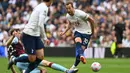 Harry Kane dkk total melepaskan 21 tembakan, namun hanya 8 di antaranya yang tepat sasaran. (AFP/Glyn Kirk)