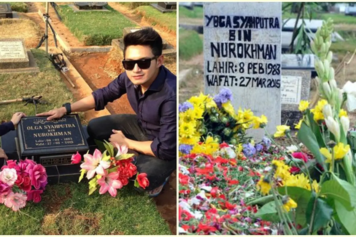 [Bintang] Makam Olga  Suahputra