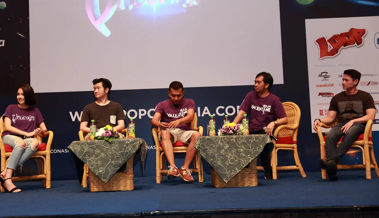 Karakter superhero masih menjadi primadona di Indonesia. Sayangnya hingga saat ini tokoh jagoan selalu datang dari luar negeri seperti wonder woman, cat woman, batman, dan superman. Valentine menghadirkan superhero rasa Indonesia. (Wimbarsana/Bintang.com)