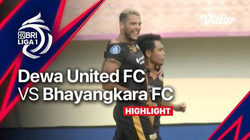 VIDEO: Dewa United Tundukkan Bhayangkara FC 2-0 pada Pekan Keempat BRI Liga 1