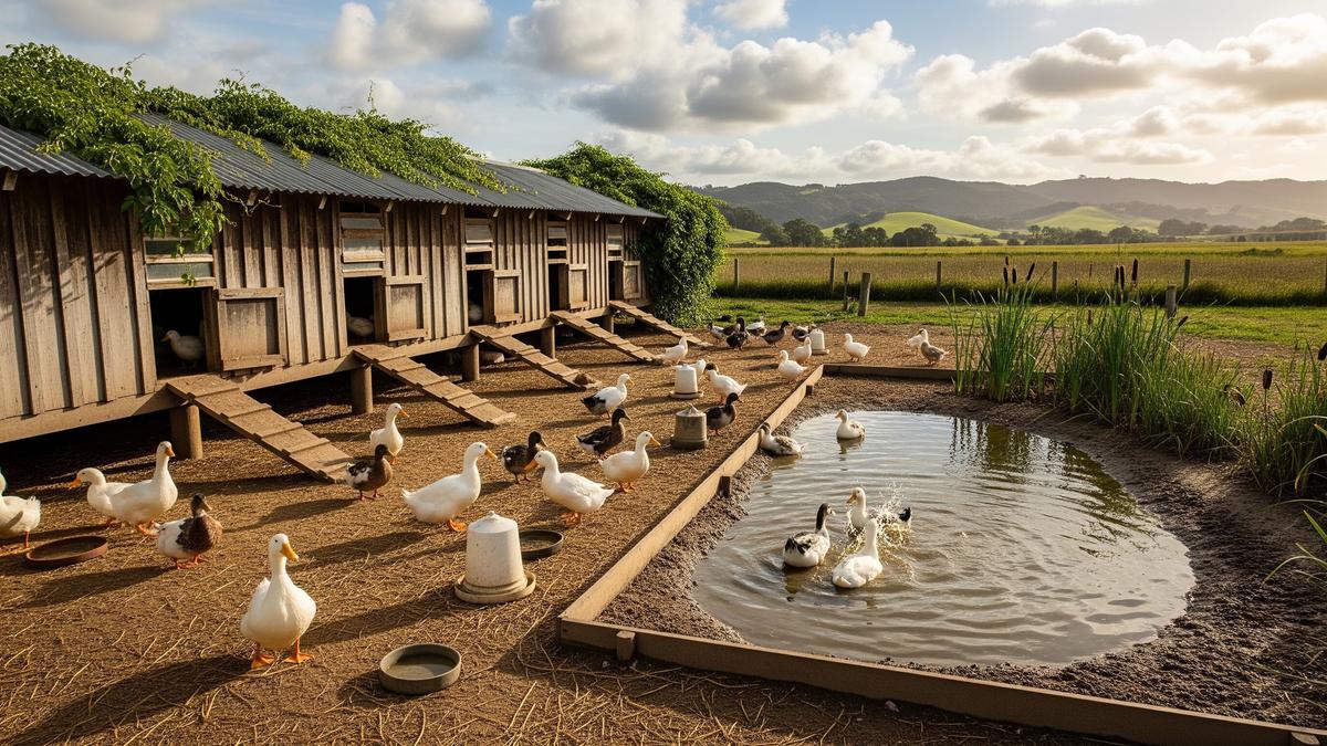 7 Ide Kandang Bebek dengan Area Kering dan Tempat Berendam, Bikin Kandang Tidak Becek