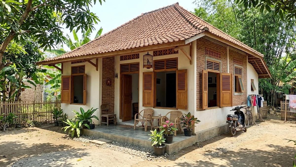 9 Rumah Desa Kecil Tapi Tetap Adem dan Terang, Nyaman untuk Hunian Sederhana